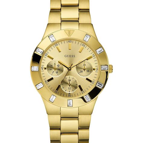 reloj guess dorado .